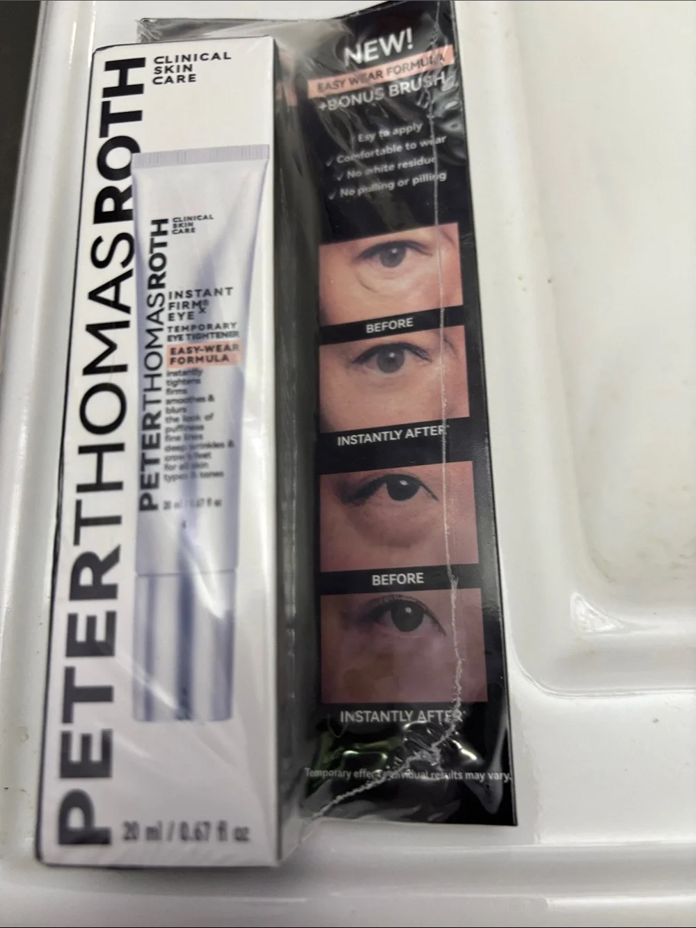 Peter Thomas Roth Instant FirmX Eye Tightener Firm + brush New in box